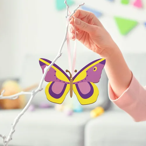 Vista 17 de Adornos de Letras de Madera PAPÁ para Pintar de 7 Pulgadas, Tamaño Grande, Recorte de Papi de Madera para el Día del Padre, DIY en Blanco, Madera