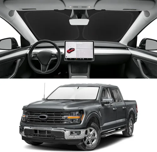 Vista 89 de Parasol plegable para parabrisas visor solar para ventana frontal accesorios de automóvil