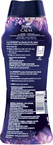 Vista 19 de Downy Infusiones - Perlas potenciadoras de aroma en el lavado, aroma Calm de lavanda y vainilla, 5.7 onzas