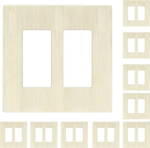 Vista 95 de LIDER Placa de Pared Metálica Decorativa Doble, Resistente a la Temperatura e Impacto, Acero Inoxidable 430, Cubierta sin Tornillos, Actualización