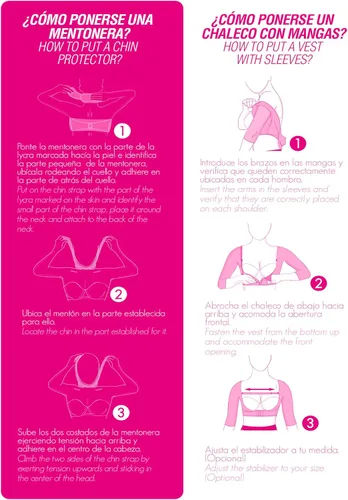 Vista 3 de MD M0710 - Correa reductora de compresión para barbilla Mentonera Reductora
