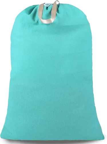 Vista 20 de Bolsa de lavandería extra grande con cordón y asa, bolsa de ropa sucia de viaje resistente para lavandería y hogar, forro duradero para cesta