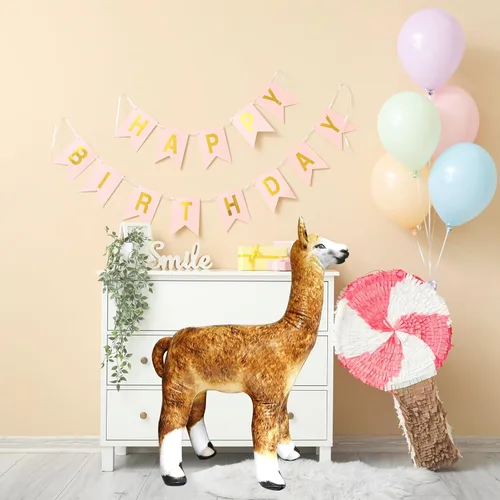 Vista 4 de Jet Creations Regalos inflables de alpaca para fiestas, 30 pulgadas, peluches An-Alpa
