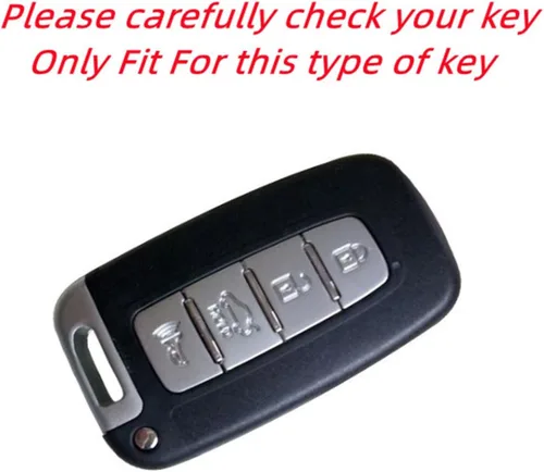 Vista 2 de Jfqm - Funda de silicona para llave de automóvil para Kia Sportage, ajuste para Cerato, ajuste óptimo para K2, K3, K4, K5, Rio Fit para Picanto