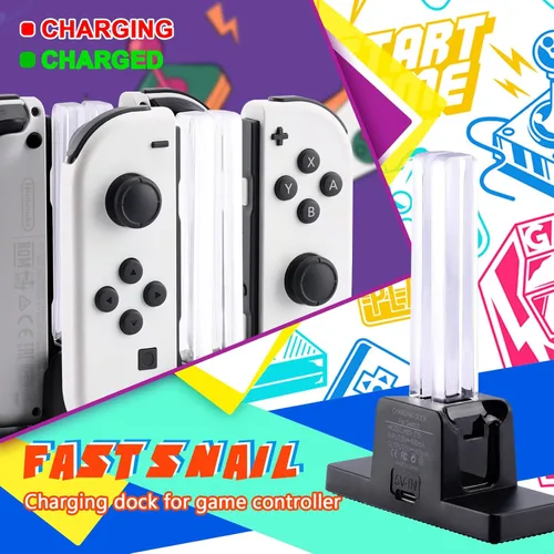 Vista 6 de SIKEMAY Nintendo Switch Sports Accessories Kit, 20 in 1 Bundle for SwitchOLED Games, Tennis Badminton Rackets, Golf Clubs, Swords, Bowling Grip