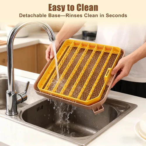 Vista 8 de Incubadora de 48 Huevos con Giro Automático y Control de Humedad Incubadora Digital de Aves de Corral para Huevos de Pollo, Pato, Codorniz, Ideal