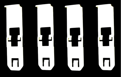 Vista 6 de Clip de montaje de retención de faro delantero de Dodge del mercado de repuesto 68050777AA (2)