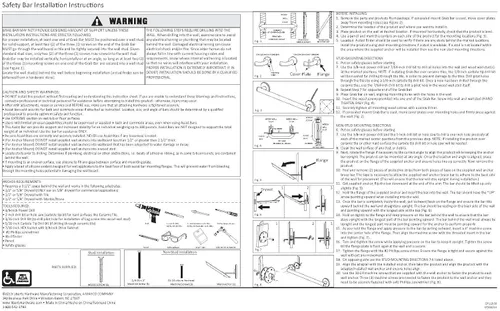 Vista 2 de DELTA FAUCET 41612 Barra de agarre tradicional, 12 pulgadas, cromada