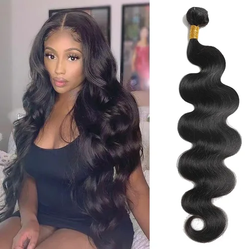 Vista 21 de 3 manojos de cabello humano 12A, ondulado, 100% sin procesar, cabello humano virgen brasileño de tejido rápido (14, 16, 18 pulgadas)