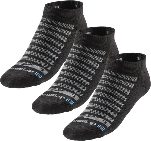 R-Gear Drymax Low Cut Running Socks For Men and Women, Light Cushion Breathable, Moisture Control & Anti Blister 3 Pack