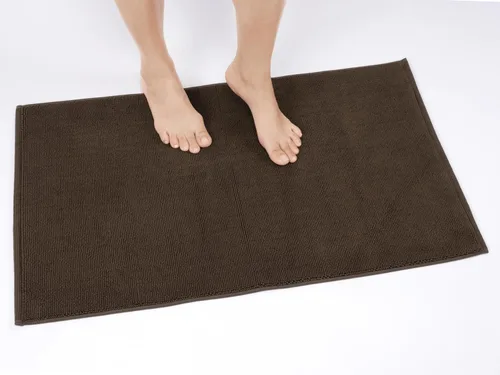 Vista 109 de Cotton Paradise - Alfombras de baño antideslizantes 100% algodón para el baño, 17 x 24 pulgadas, suaves, absorbentes, de secado rápido, lavables a