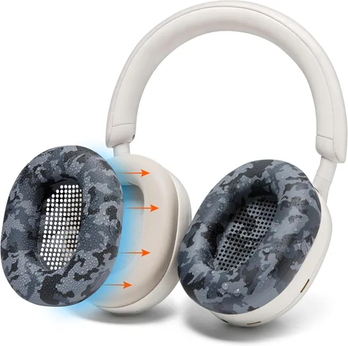 Vista 18 de WC SweatZ XM5 - Fundas de sudor patentadas para Sony WH1000XM5 de Wicked Cojines, protección completa de 360 almohadillas para los oídos, a prueba