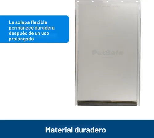 Vista 4 de PetSafe Solapa de repuesto original - Solapa de vinilo de repuesto para puerta de perros para puerta de vidrio deslizante - Duradera y fabricada