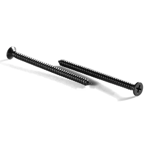 Vista 18 de Tornillos para madera #10 x 1 pulgada, 100 unidades, 18-8 (304), tornillos de acero inoxidable de cabeza plana Phillips de cabeza plana, tornillos