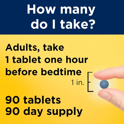 Vista 4 de Nature Made Tabletas de liberación prolongada de melatonina de 4 mg, suplementos de sueño para adultos, ayuda para dormir 100% libre de drogas, 90