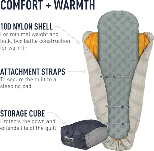 Vista 4 de Sea to Summit Ember - Edredón ultraligero para mochileros