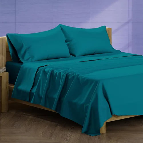 Vista 21 de XOOX Linen Juego de 2 fundas de almohada 100% de algodón egipcio, tamaño estándar/Queen, lujosas fundas de almohada de 1500 hilos color blanco