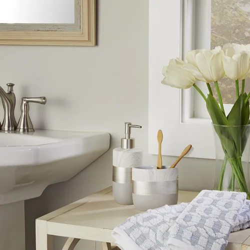 Vista 7 de SKL Home by Saturday Knight Ltd. - Dispensador de jabón Liselotte, color plateado