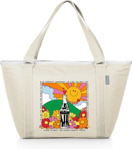 Vista 7 de PICNIC TIME Coca-Cola Topanga Tote - Bolsa enfriadora suave, enfriador de picnic