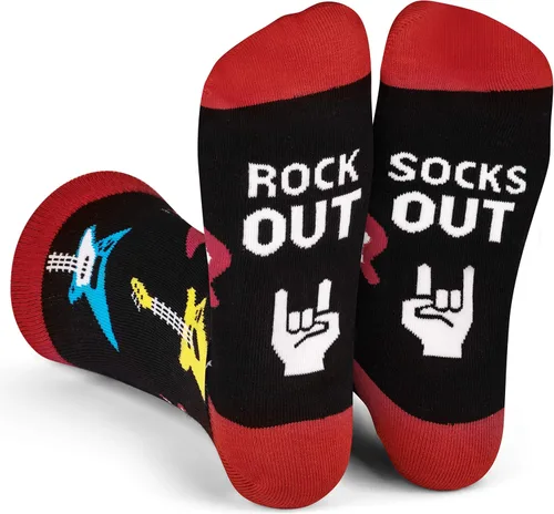 Lavley Nerd Socks - Gifts for Book Lovers, Musicians, Science Buffs and Intellects - Unisex Style for Men and Women