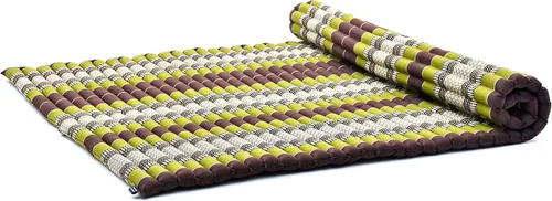 Vista 31 de Leewadee - Colchón de suelo plegable - Futón japonés enrollable -Alfombra de tatami triple pliegue - Cama de piso para invitados - Colchón