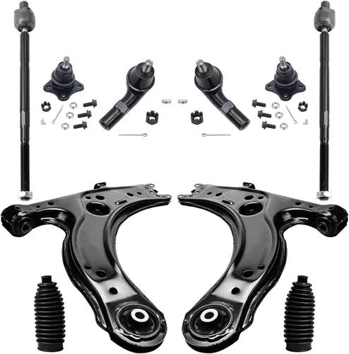 Vista 12 de Detroit Axle - Kit de suspensión frontal de 10 piezas para Ford Focus C-Max 13-18, 2 brazos de control inferiores, 4 barras de acoplamiento