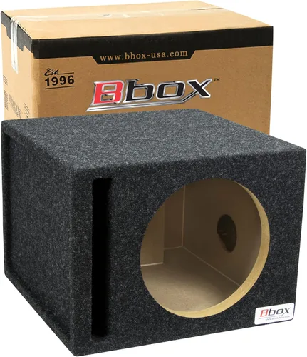 Caja para parlante sellada Bbox, Ventilado de un agujero, Carbón