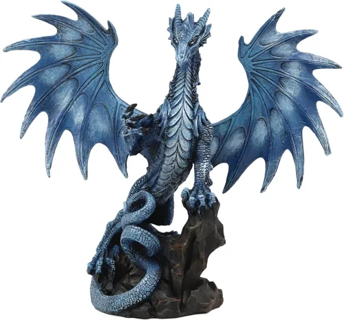 Vista 4 de Ebros Sea Blade Ruth Thompson - Estatua de dragón con abridor de letras, espada de daga de 11.75 pulgadas de alto, colección de la serie de hojas