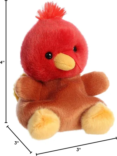 Vista 6 de Aurora® Adorable Palm Pals™ Aspen Turkey™ - Juego de bolsillo - Diversión coleccionable - Marrón 5 pulgadas