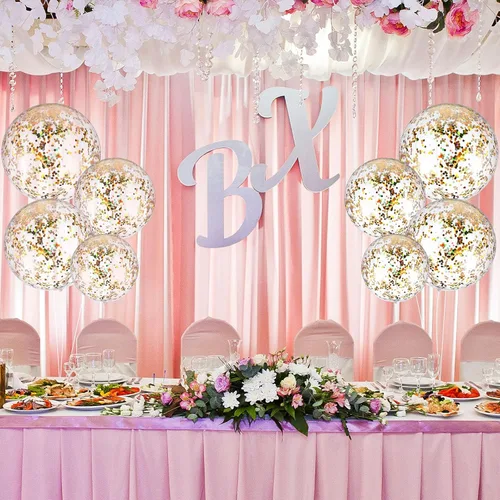 Vista 6 de Sumind 40 globos transparentes Bobo para rellenar burbujas, Burbuja transparente para San Valentín, Navidad, boda, fiesta de cumpleaños