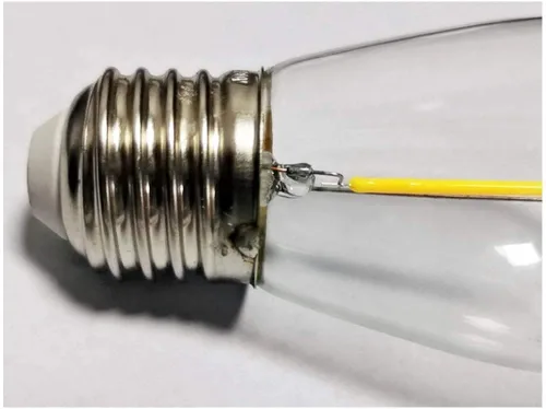 Vista 4 de Lxcom Lighting Paquete de 25 bombillas LED S14 blancas 6000K 120V 1W E26 inastillables impermeables Edison bombillas de repuesto para interiores