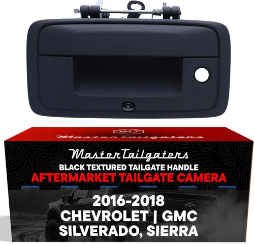 Vista 16 de Master Tailgaters Bisel negro para portón trasero con cámara de respaldo de repuesto para Chevrolet Silverado/GMC Sierra (1999-2006) IP68
