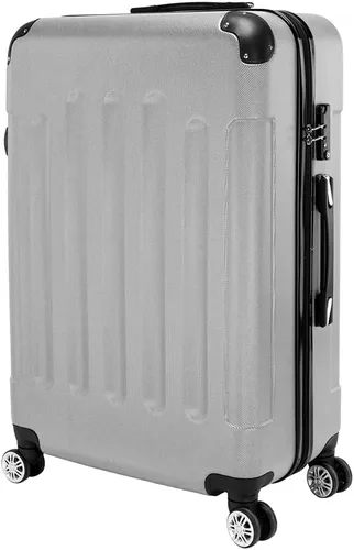 Vista 19 de Juego de equipaje de 3 piezas – Maletas con ruedas giratorias multidireccionales – Bolsa de viaje Maleta ABS con bloqueo TSA – Maletas de carcasa