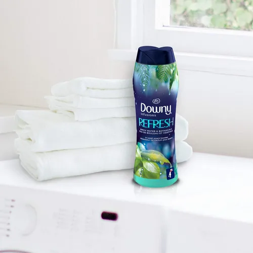 Vista 124 de Downy Infusiones - Perlas potenciadoras de aroma en el lavado, aroma Calm de lavanda y vainilla, 5.7 onzas