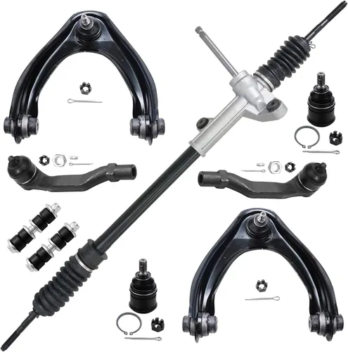 Vista 102 de Detroit Axle - Kit de suspensión frontal de 8 piezas para Chevy GMC Silverado Sierra Suburban 1500 Yukon Avalanche Cadillac Escalade brazos