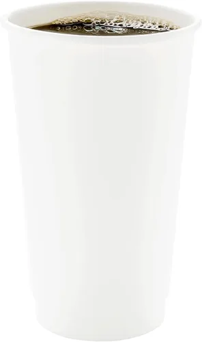 Vista 28 de Restaurantware Tazas de café de papel de 8 onzas, 25 vasos de papel desechables de doble pared, a prueba de fugas, reciclables, vasos calientes