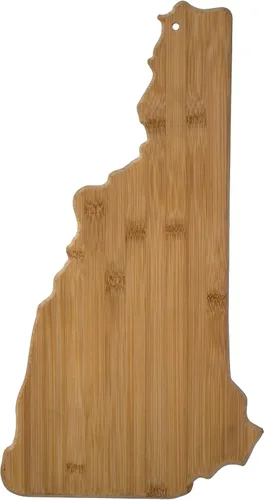Vista 47 de Tabla para cortar y servir modelo Alabama de Totally Bamboo, de bambú 100%, para cocina y entretenimiento, Alabama, Marrón