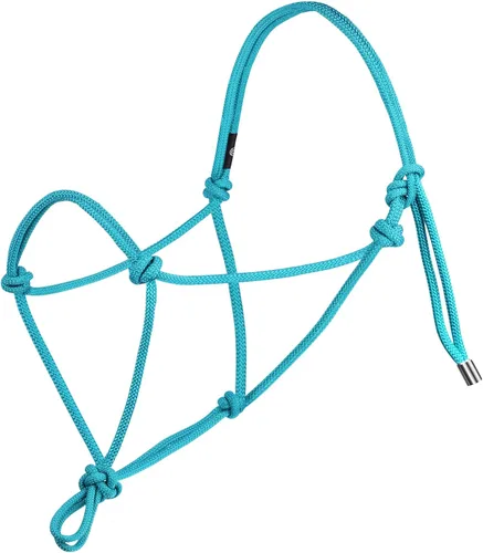 Vista 8 de Harrison Howard Cabestro de cuerda para caballos - Cabestro de entrenamiento súper resistente con 2 nudos de cuerda rígida de 1/4 pulgadas