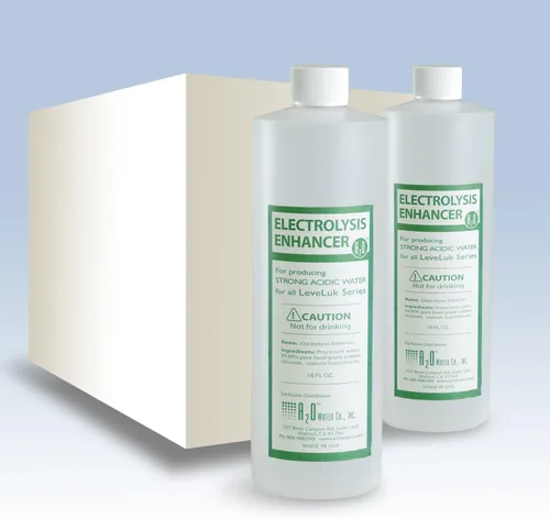 Agua A2O - Hecho en Estados Unidos, potenciador de electrólisis, 16 onzas líquidas, 16.0 fl oz (24 botellas/paquete)