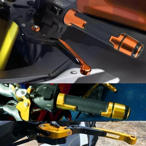 Vista 5 de Motorcycle Brake Clutch Lever For Kawasaki Ninja H2R H2 2015-2016 Motorcycle Accessories Brake Handle Adjustable Brake Clutch Levers Handbar End