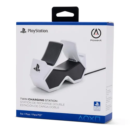 Vista 7 de PowerA Twin Charging Station for Dualsense Wireless Dualsense Controller Charging Charge Sony PS5 Officially Licensed - PlayStation 5