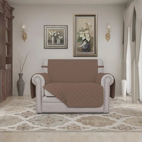 Vista 900 de Easy-Going - Funda reversible para sofá reclinable, resistente al agua, protector de muebles con correas elásticas, para mascotas y niños