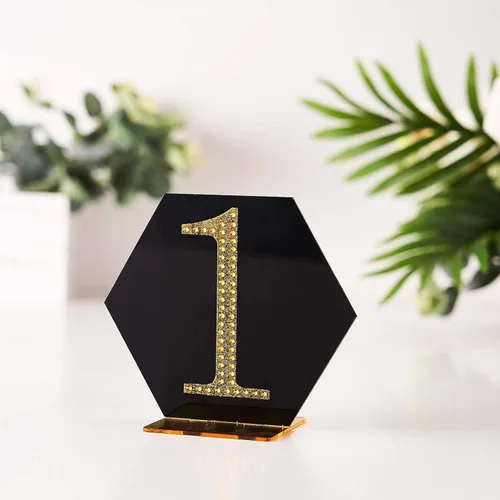 Vista 70 de Efavormart - Calcomanías de número 2 con diamantes de imitación autoadhesivas de 4 pulgadas para manualidades, arte de manualidades, decoración