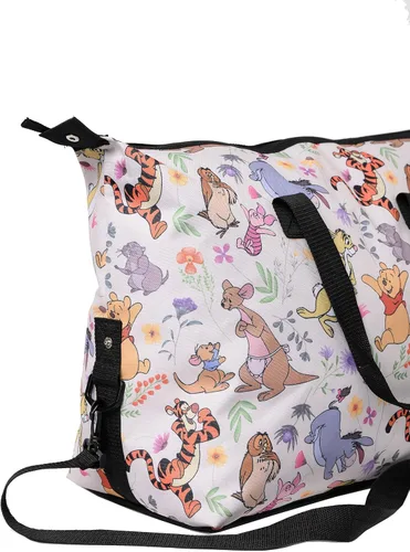 Vista 7 de Disney Bolsa de lona Mickey Mouse Friends con estampado de viaje de fin de semana