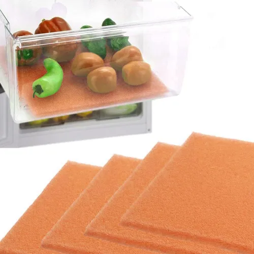 Vista 9 de Dualplex® Revestimiento extensor de vida de frutas y verduras para cajones de refrigerador, 12 x 15 pulgadas (paquete de 4) – Extiende la vida útil