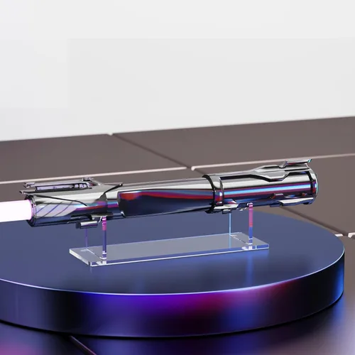 Vista 8 de Soporte de sable acrílico – Soporte de exhibición multifunción para espadas, dagas, varitas y coleccionables, soporte de escritorio transparente