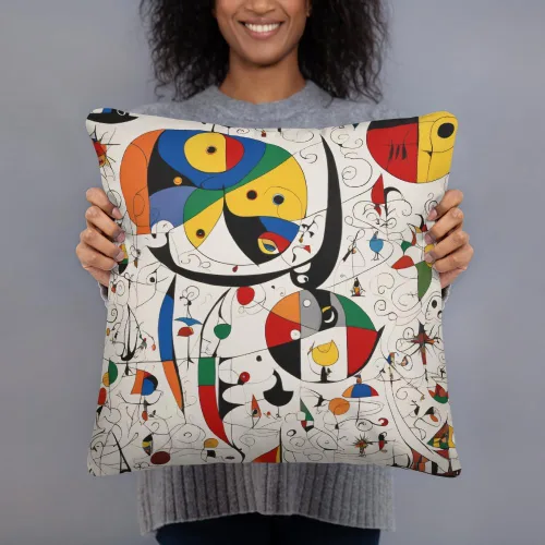 Vista 4 de Pintores de Epoca – grupo 1 Cojin - 0038