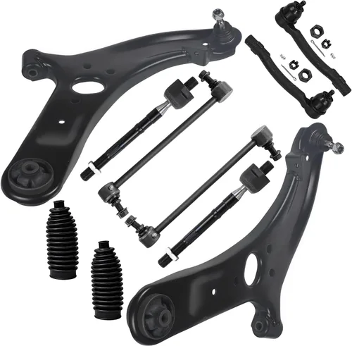 Vista 128 de Detroit Axle - Kit de suspensión frontal de 10 piezas para Ford Focus C-Max 13-18, 2 brazos de control inferiores, 4 barras de acoplamiento