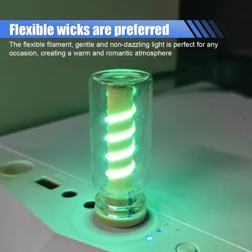 Vista 5 de Luz nocturna USB para automóvil, bombilla LED regulable al tacto, iluminación ambiental interior del vehículo de estilo retro, mini lámparas