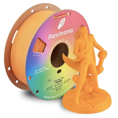 Vista 48 de Polymaker Panchroma Filamento de impresora 3D PLA negro, 0.069 in, carrete de 2.2 libras, fácil de imprimir, impresión de alta velocidad, sin